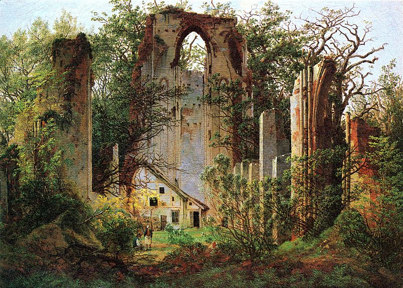Klosterruine Eldena (ca. 1825)