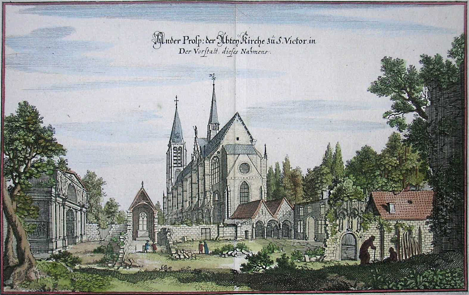 Abbaye Saint-Victor de Paris 1655